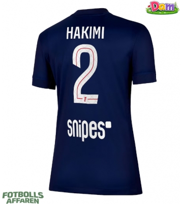 Paris Saint-Germain Achraf Hakimi #2 Hemmatröja Kvinnor 2025-26 Kortärmad